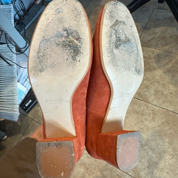 Zara rust block shoes - Picture 4 of 5